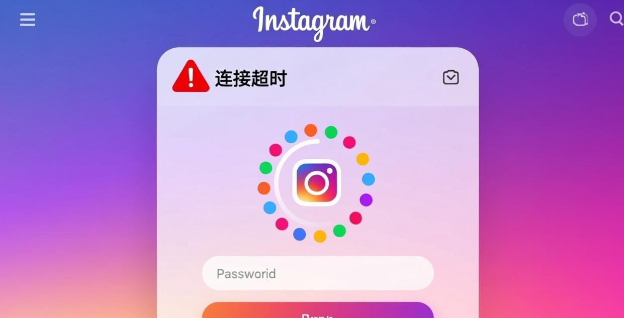 Instagram登录失败提示