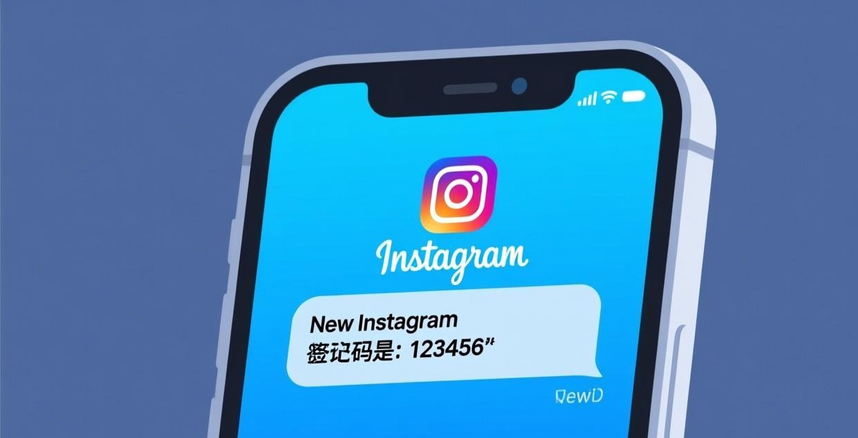 Instagram验证码输入界面