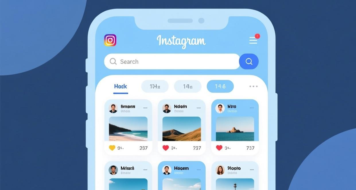 Instagram 电脑版搜索标签功能